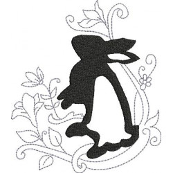 Stickdatei - Bunnies in the garden 6